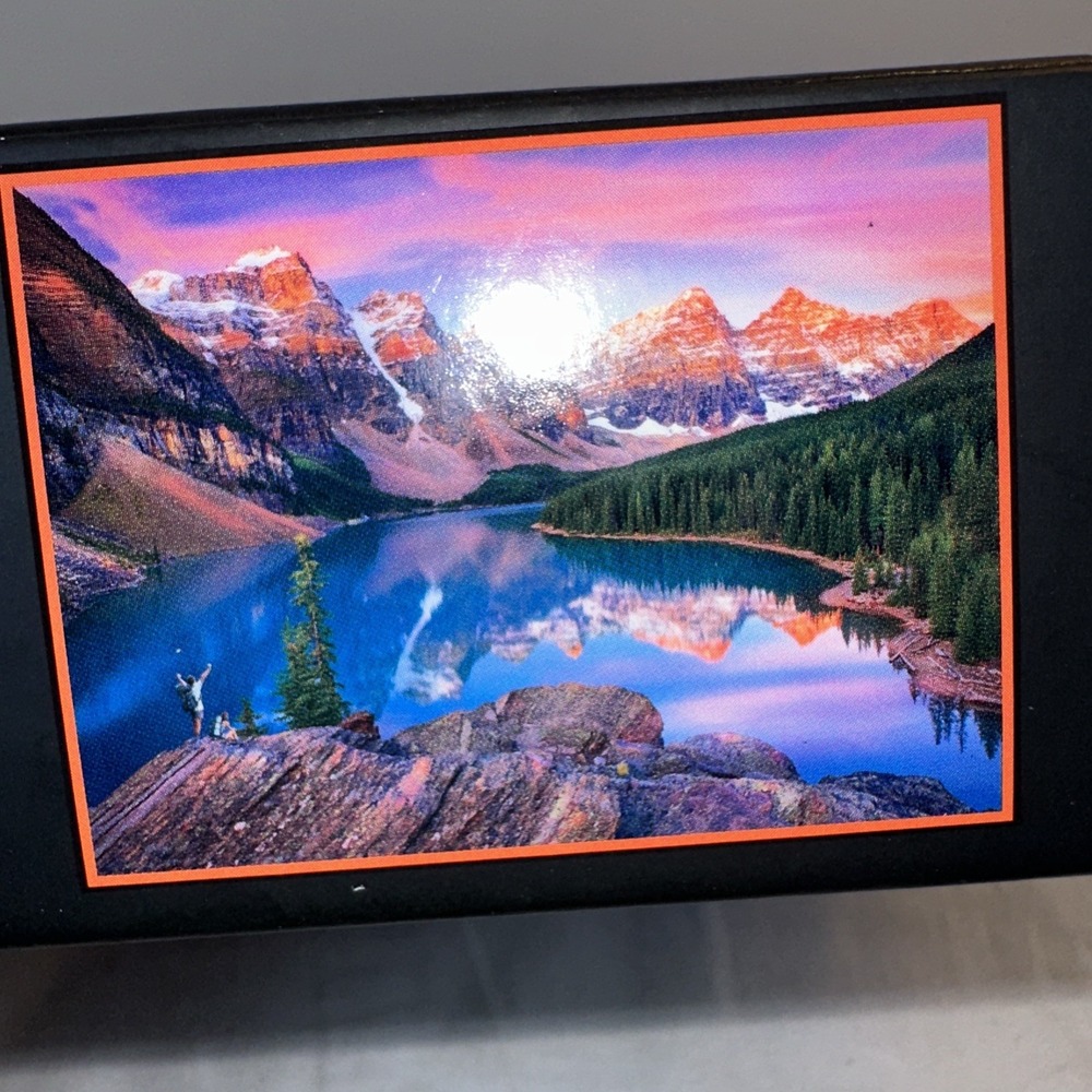 Mountains on Fire 1000 Piece Jigsaw Puzzle Banff Natl Park New Buffalo Sealed - Picture 7 of 8